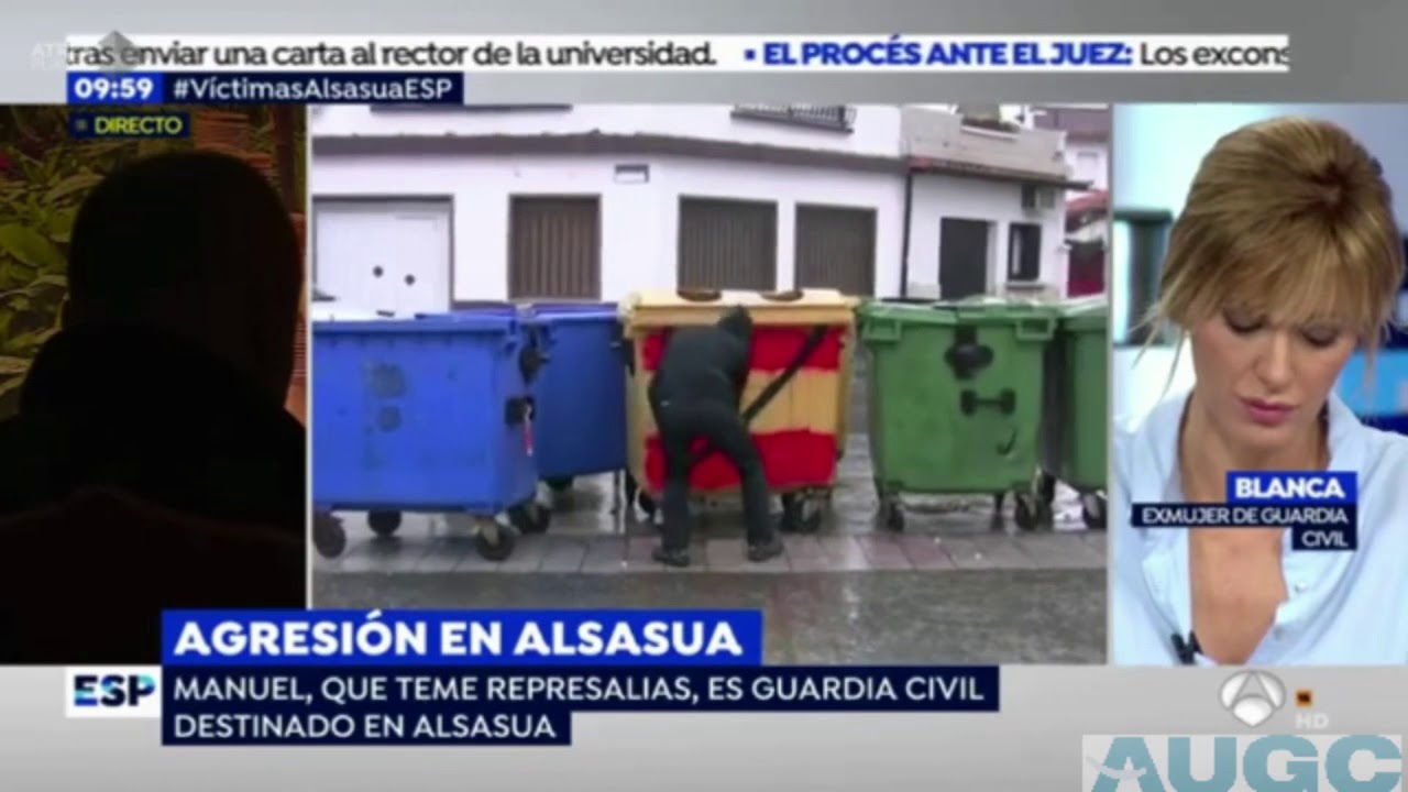 2018-04-10 AUGC cuenta lo difícil que es ser guardia civil en localidades como Alsasua (Navarra)