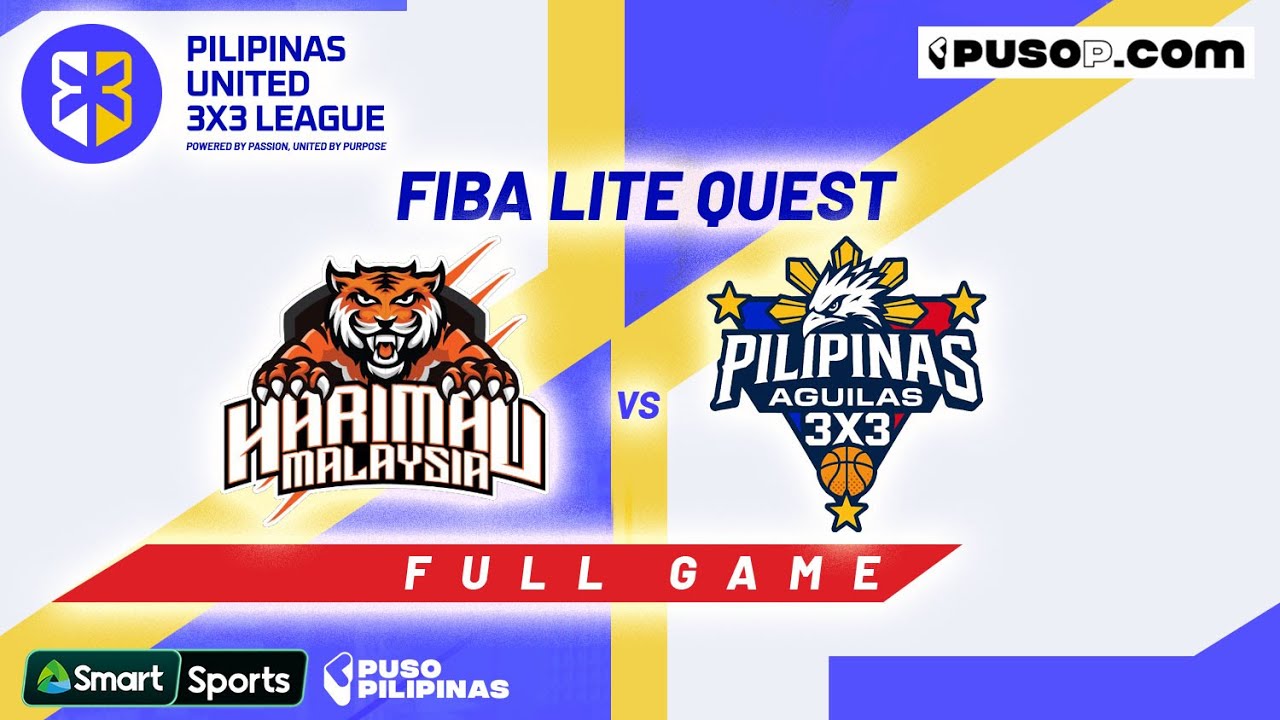 Pilipinas United 3x3 League | Day 1 | Harimau Malaysia Yellow vs Pilipinas Aguilas Hoop Jeep