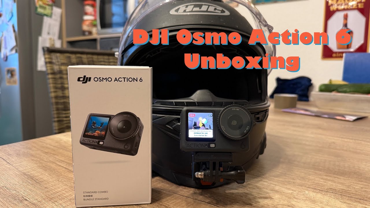 Neue Motovlog Kamera | DJI Osmo Action 6 | Unboxing