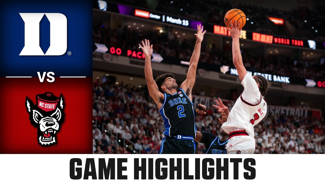 Duke vs. NC State Highlights | 2025-26 ACC Men's Basketball