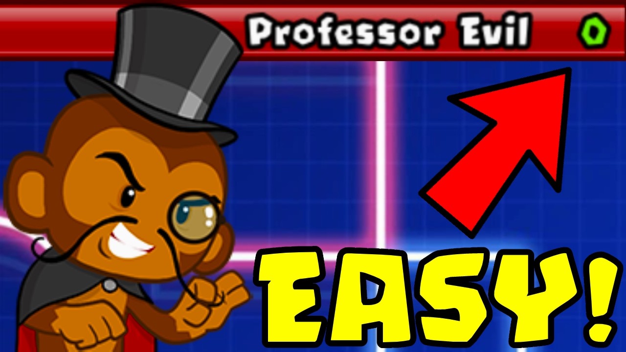 Easily Beat the NEW Professor Evil Challenge... (Bloons TD Battles)