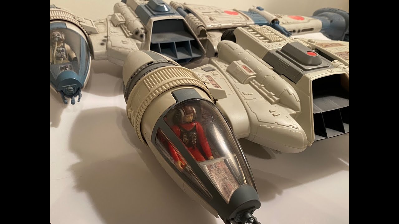 Kenner vs Hasbro B-wing Comparison