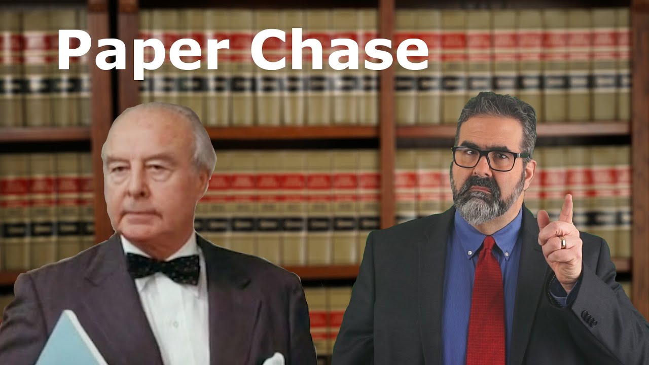 Paper Chase vs Law Professor