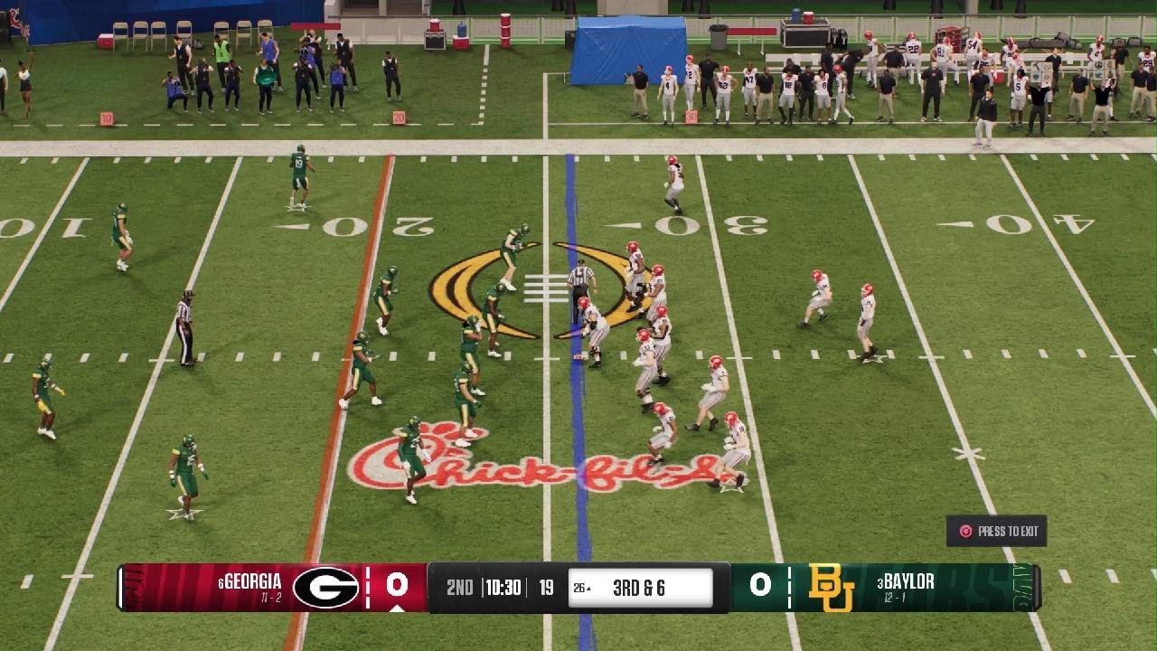 2027: CFP/Peach Bowl - #3 Baylor vs. #6 Georgia