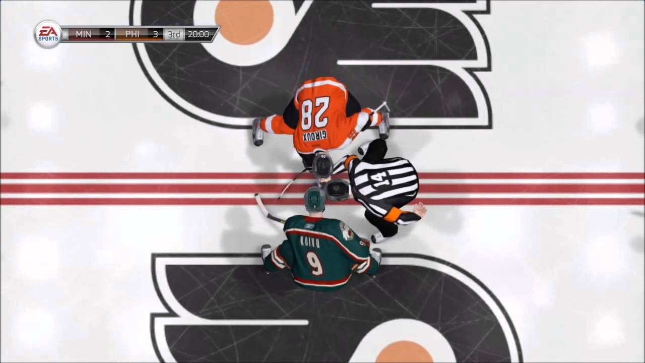 NHL 14 - Minnesota Wild vs. Philadelphia Flyers Gameplay [HD]