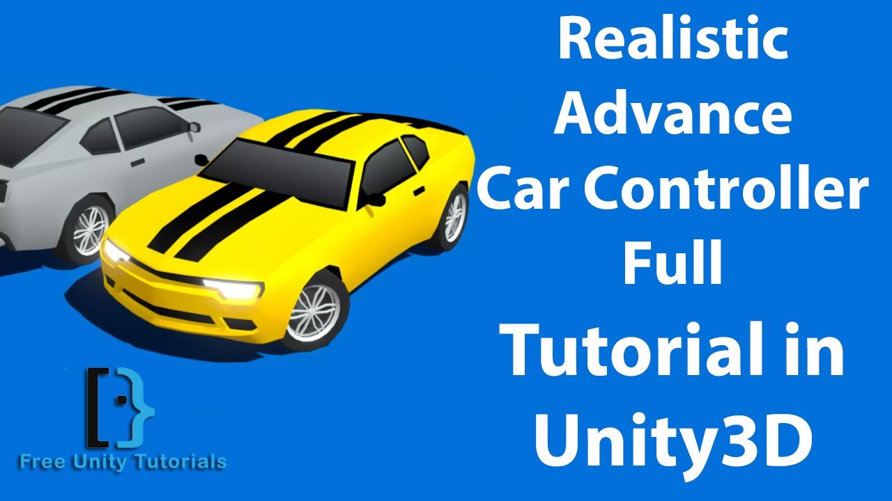 How to make realistic advance car controller in unity3D full beginner Tutorial
