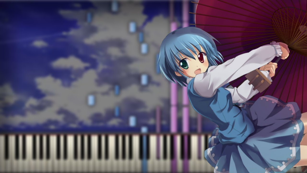 [Piano Solo] Touhou 12 - The Sealed Cloud Route | Synthesia Tutorial | Arrangement