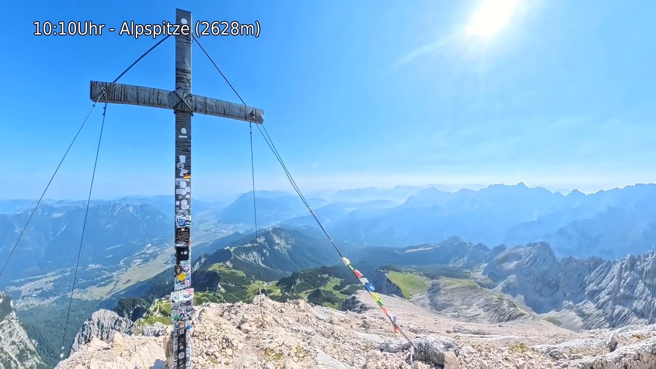 Alpspitze - 8:50h in 3:00min [No Talking] #alpspitze #insta360 #insta360x5