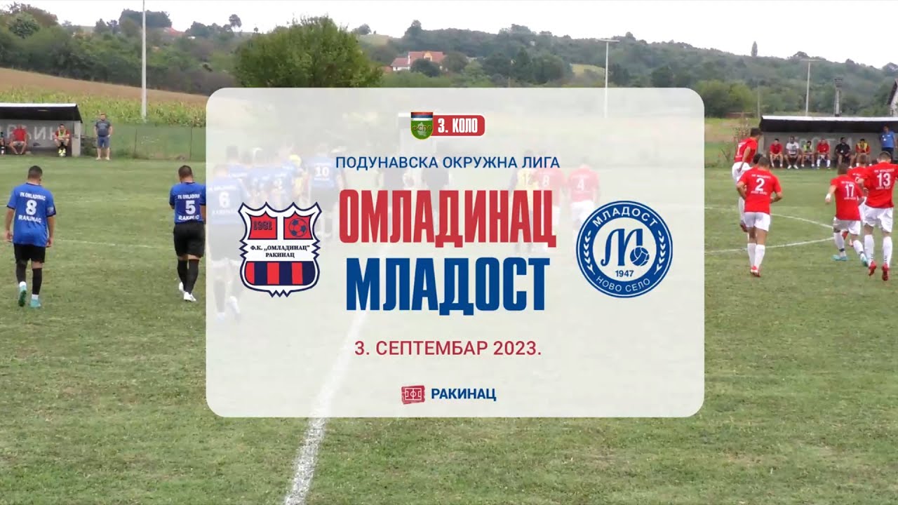 FK Omladinac Rakinac - 2:2 - FK Mladost Novo Selo - POFL 3. kolo