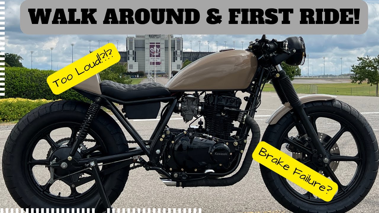 Завершено! Тестовый заезд кафе-рейсера! Часть 10 - Проект Kawasaki KZ440