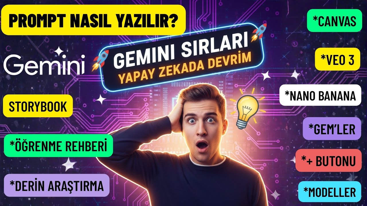Gemini: Öğretmen ve Öğrenciler İçin Prompt Rehberi 🚀 (A'dan Z'ye Kapsamlı Anlatım)