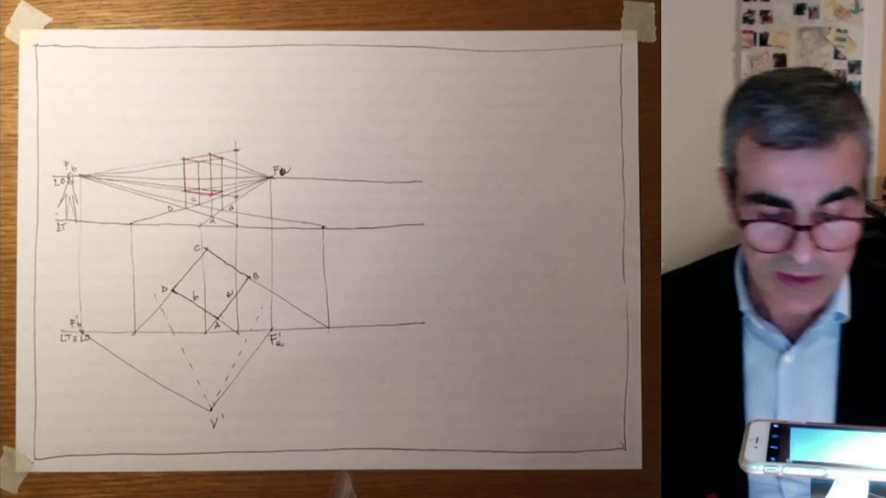 77 Prospettiva di un cubo con ombre, caso 2