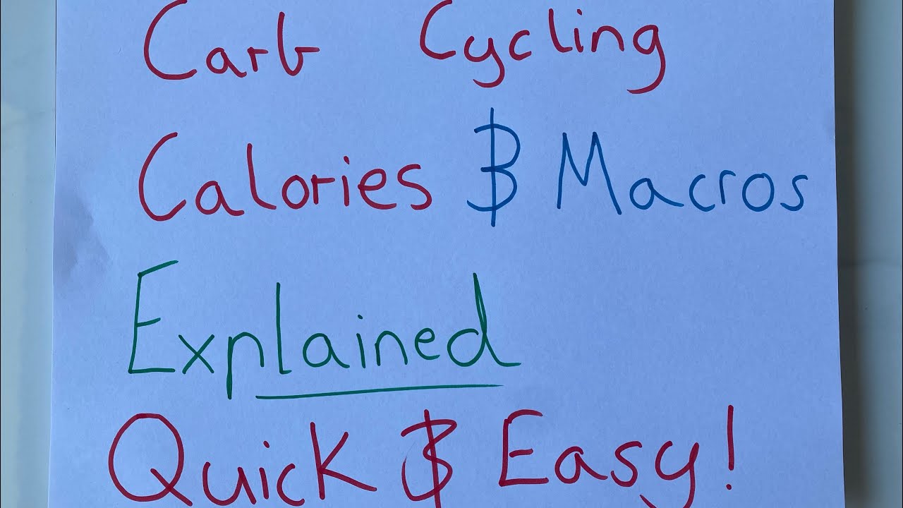 EASY How To Calculate YOUR Macros | Carb Cycling Calories Step By Step Explained in Detail Quickly