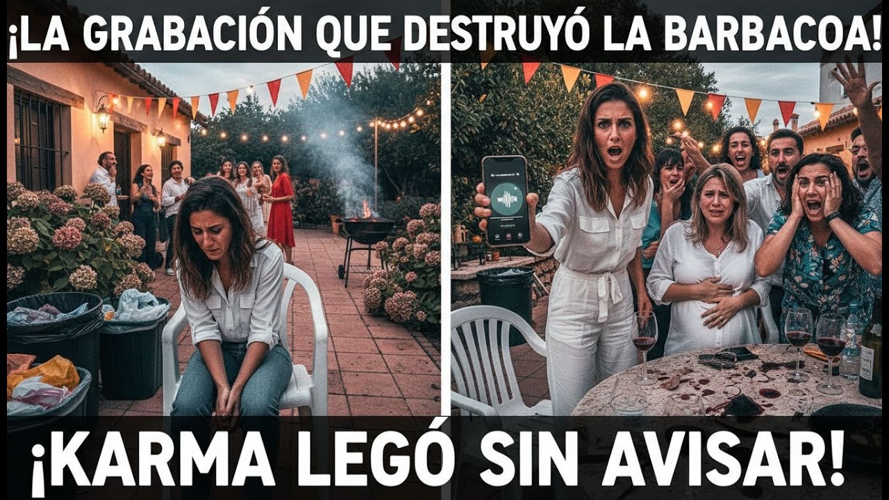 ¡Sentada Junto a la Basura en la Barbacoa! La Grabación que Destruyó su Familia