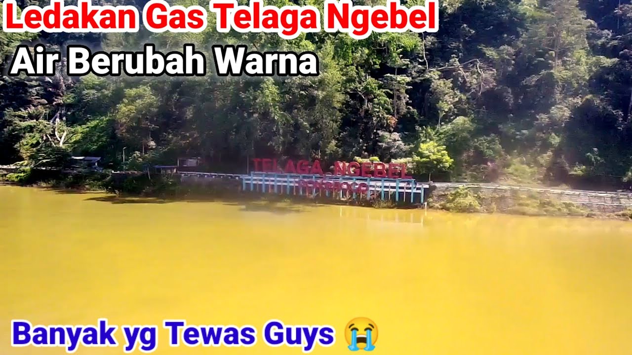Viral Gas Belerang Naik di Telaga Ngebel Ponorogo 