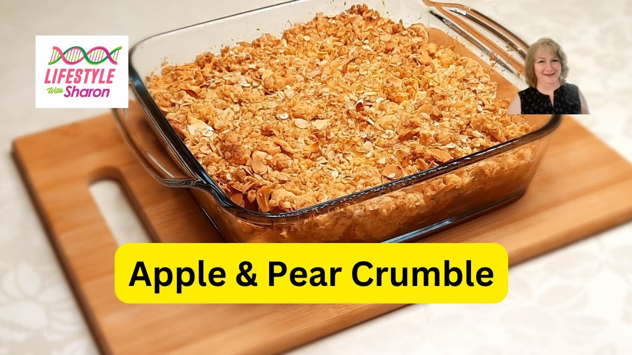 Apple & Pear Crumble | Easy & Tasty Crumble Recipe | lifestyle with sharon | #sharon