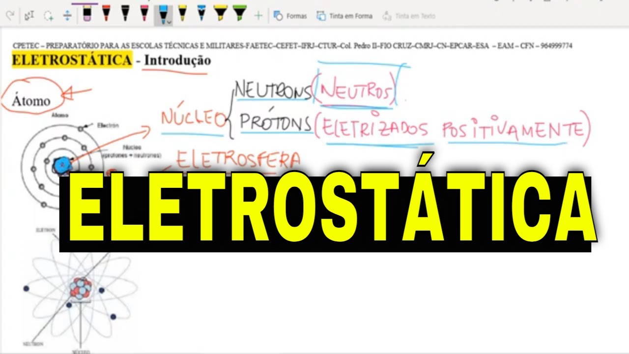 Eletrostática 01 (A Física do 3o ano).