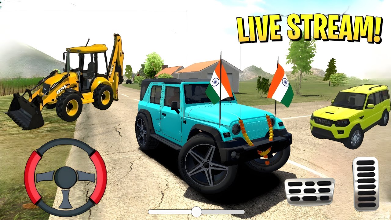 Indian Modified Mahindra Thar Roxx Live Gameplay Off Road King Ya Accident Machine 2026 #Livestream
