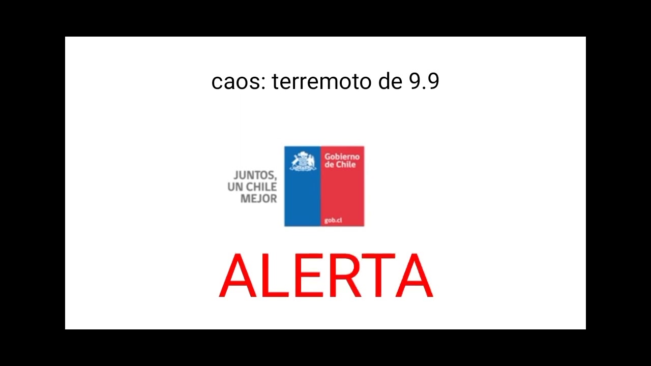 (BROMA) terremoto de 9,9. chile.