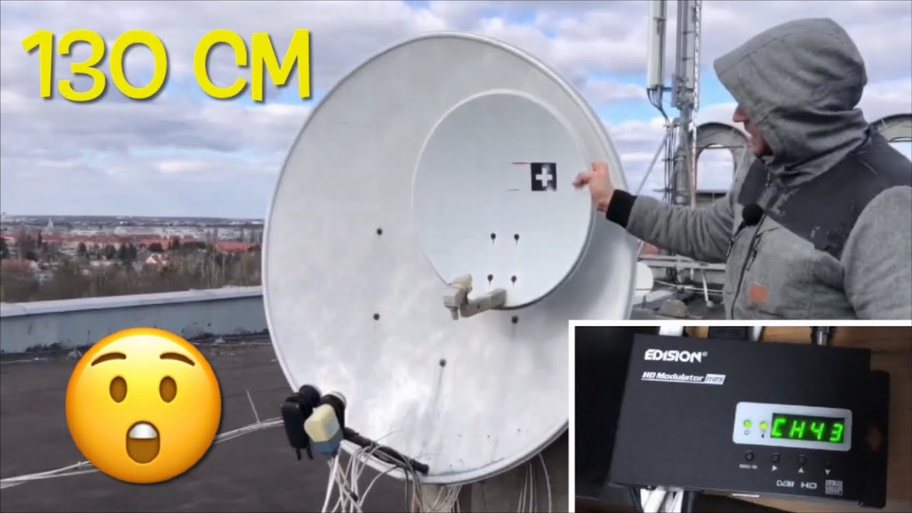 📡28 nietypowa robota restauracja, modulator Edision HDMI DVBT, Andrzej najmłodszy instalator tv-sat