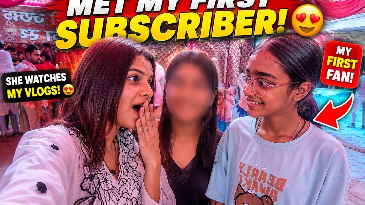 Mujhse milne ayi meri phli subscriber 🫶💗 || Rupal Sharma 