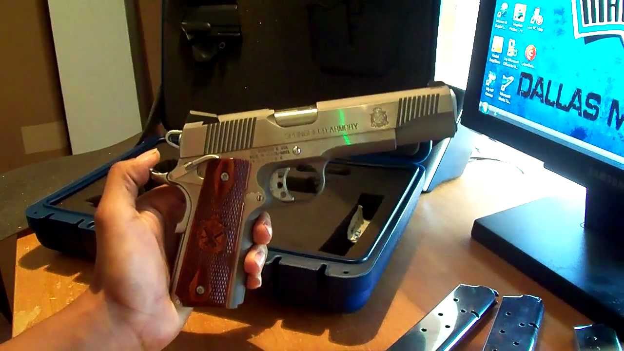 Springfield Armory 1911 A1 loaded Stainless