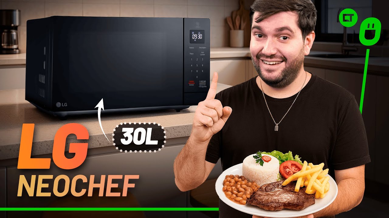 LG NeoChef 30L bonito e funcional, mas vale a pena?