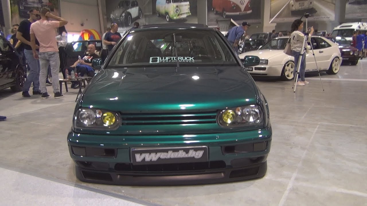 Volkswagen Golf Mk3 1.9 Green (1995) Exterior and Interior