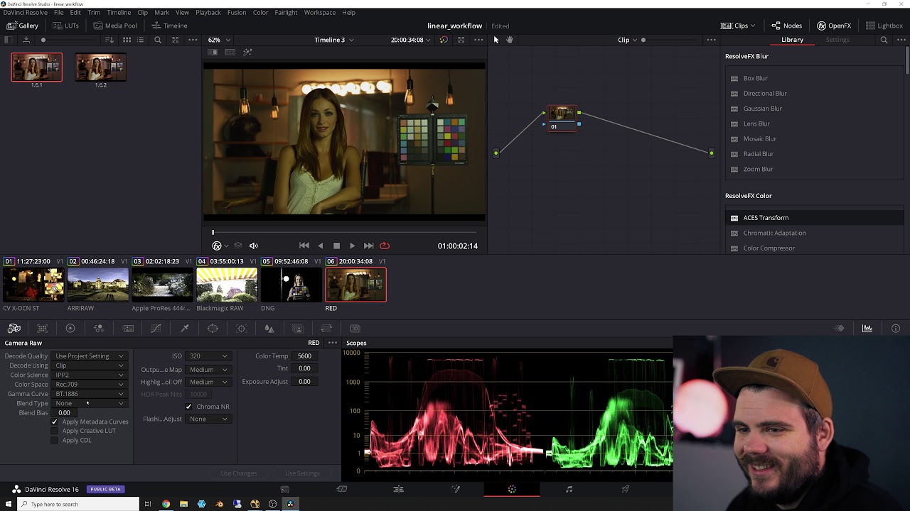 Davinci Resolve to Nuke Roundtrip using ACES Tutorial.