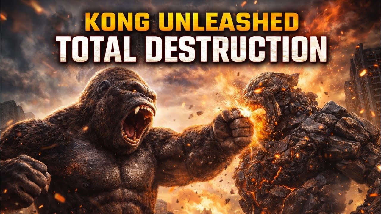 KONG DESTROYS Rock Titan in 5 MINUTES! 🤯🔨 Quick & Brutal Fight to the Death!