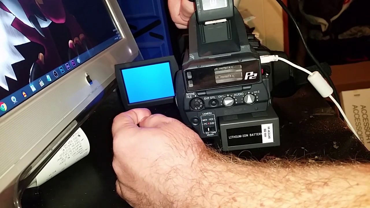 Import P2 Card files from Panasonic HVX 200 Camcorder via USB Cable
