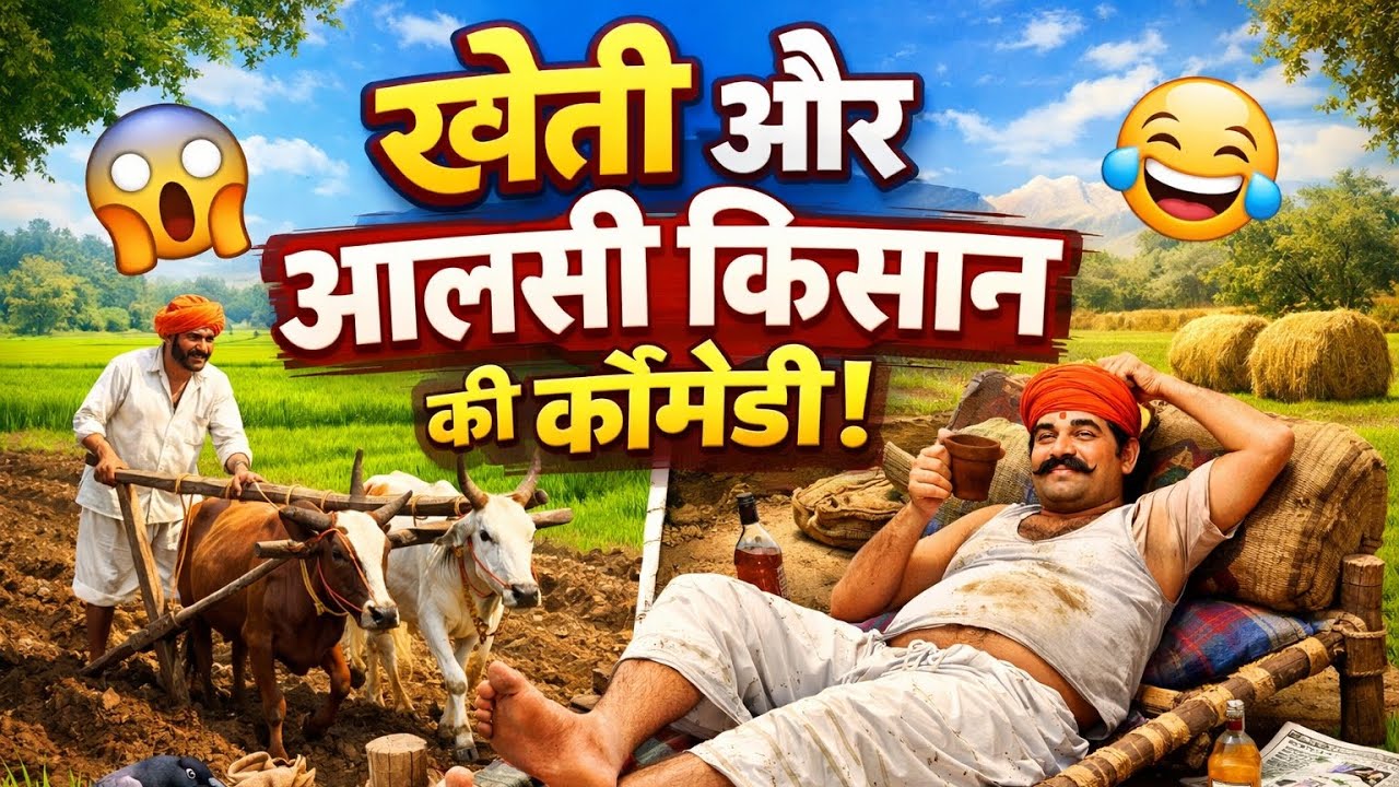 खेती और आलसी किसान l देशी कॉमेडी 😂 banwari lal comedy anil khariya comedy rajasthani comedy 