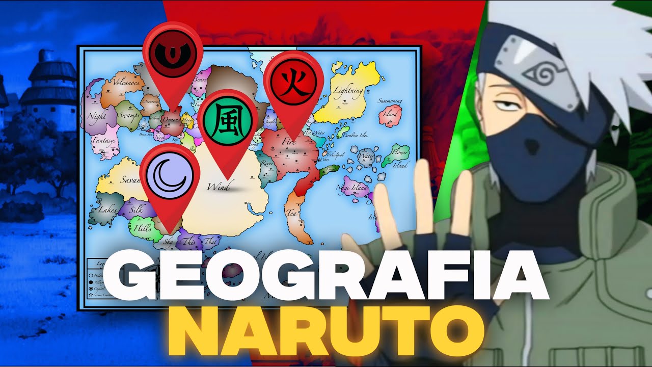 Todos los 48 PAISES del MAPA COMPLETO de NARUTO