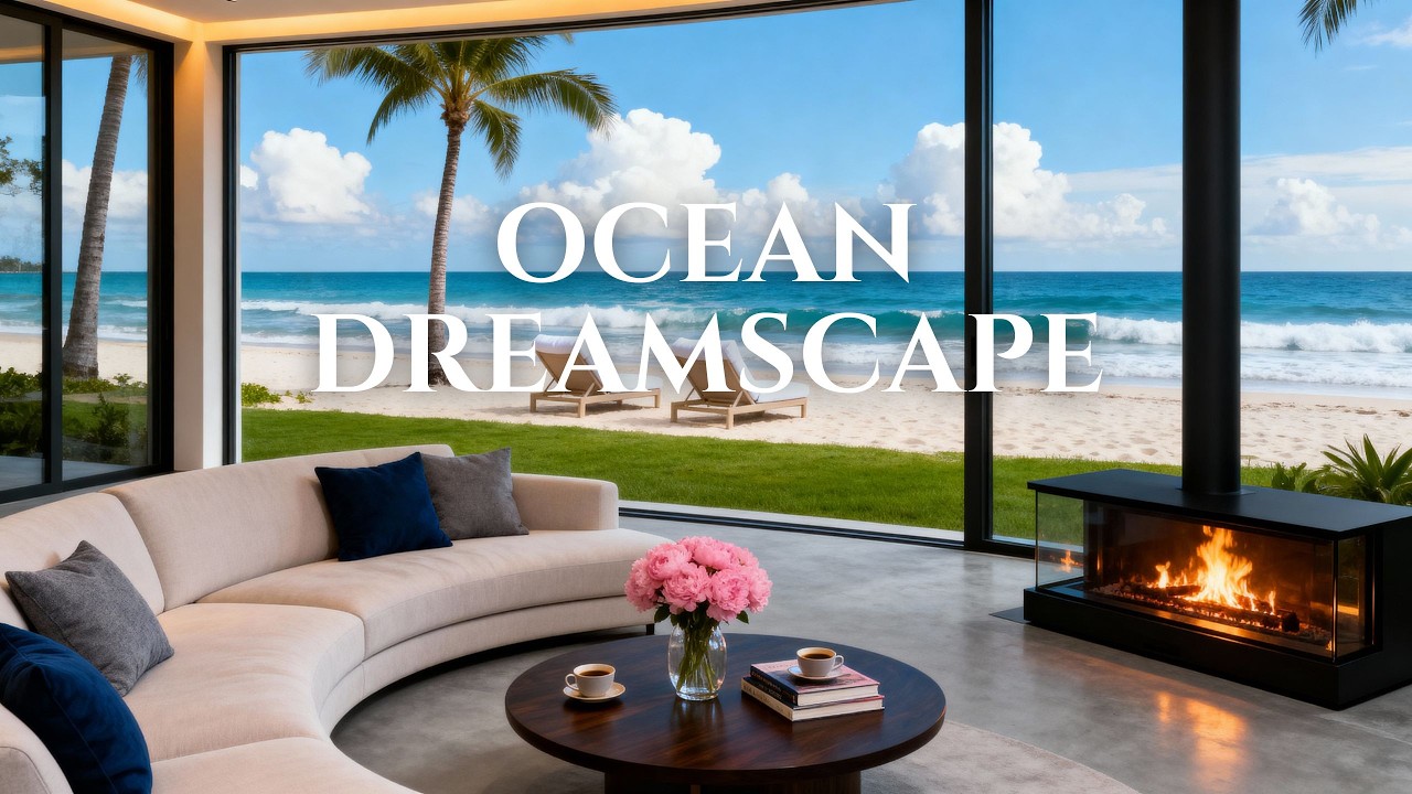 Ocean Dreamscape • Seaside Cafe • Lofi Ambient Music • Chillout Relaxation • Calm Serenity
