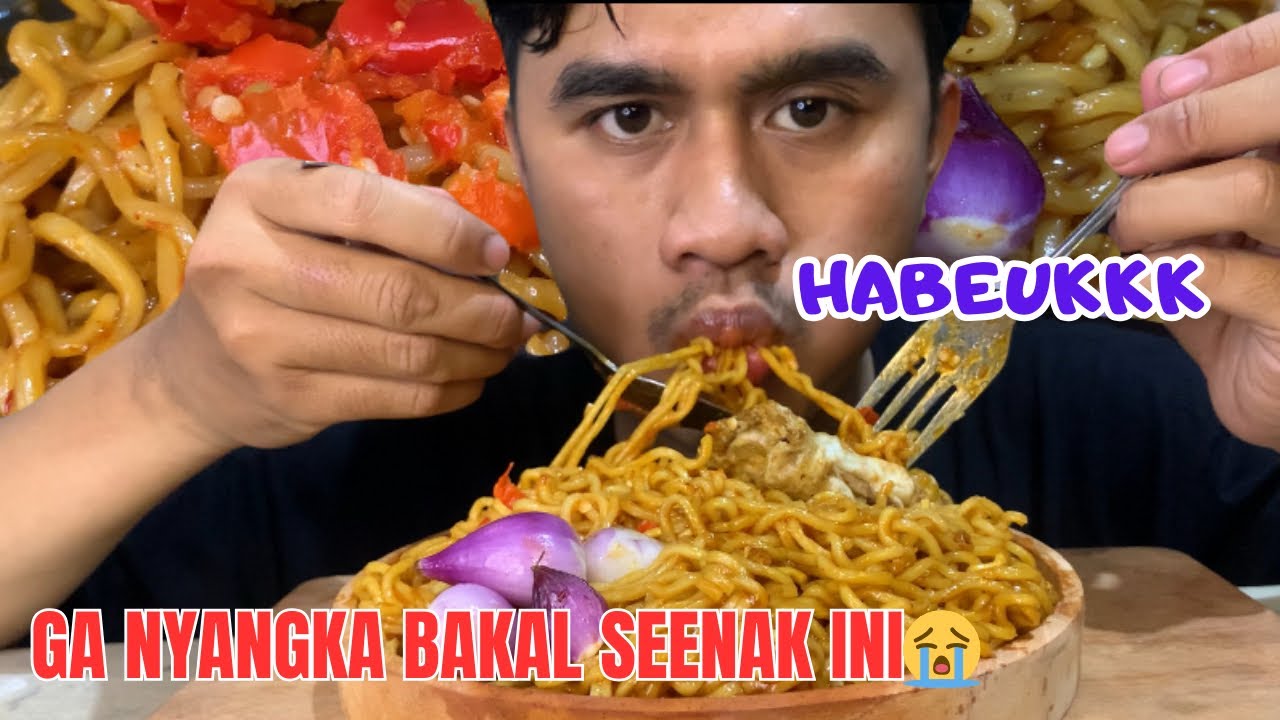 KOK BISA SEENAK INI YA || MIE INDOMIE GORENG+TELOR CEPLOK+BAWANG JAHAT