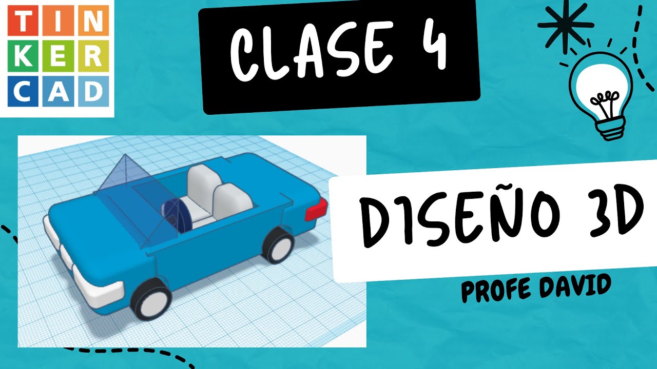 CARRO EN TINKERCAD (CLASE 4 DISEÑO 3D)