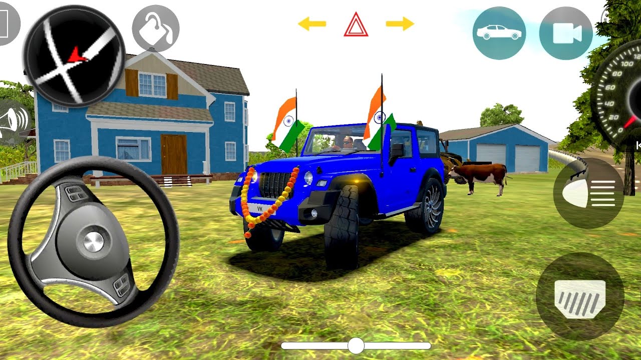 Modified Mahindra Thar😈Games:Indian Red Thar (Gadi Wala Games) Car Game Android Game - #2025