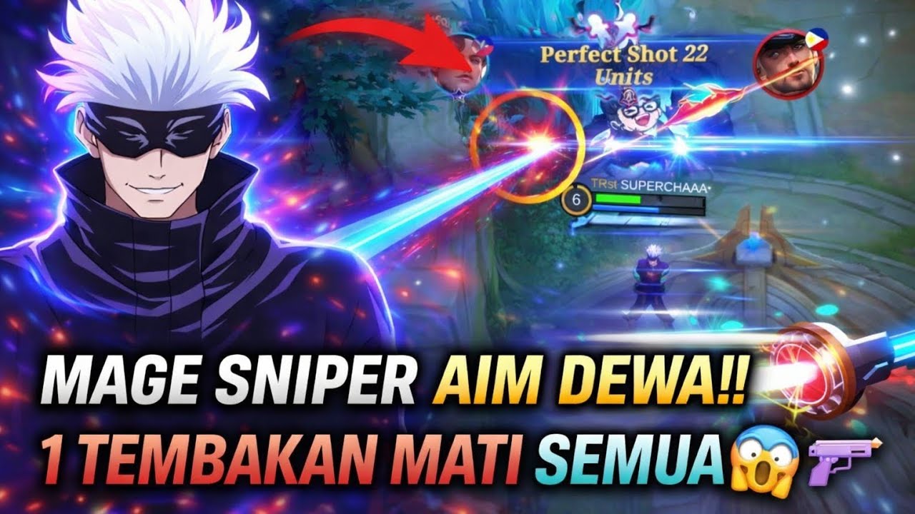 XAVIER 6 KILL 1 DEATH 11 ASSIST 🎯 PERFECT SHOOT!! SEMUA SKILL KENA | BUILD & EMBLEM TERSAKIT MLBB 
