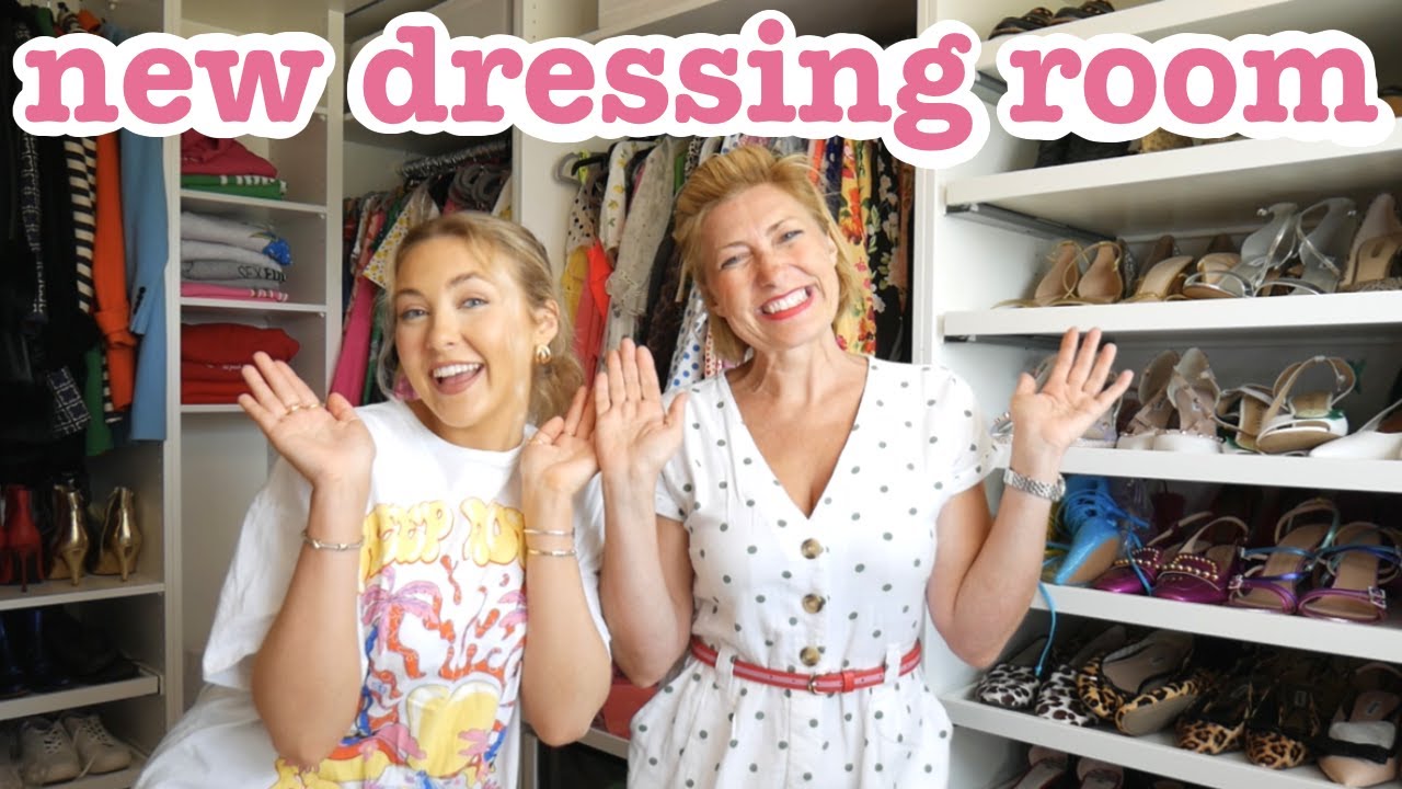 DRESSING ROOM TRANSFORMATION!! WALK IN WARDROBE TOUR - IKEA pax!