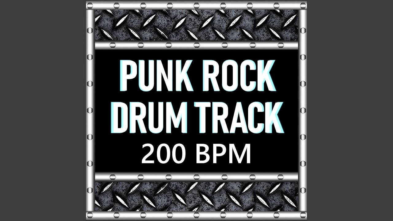 Punk Rock Drum Track 200 BPM Drum Beat (Track ID-30)