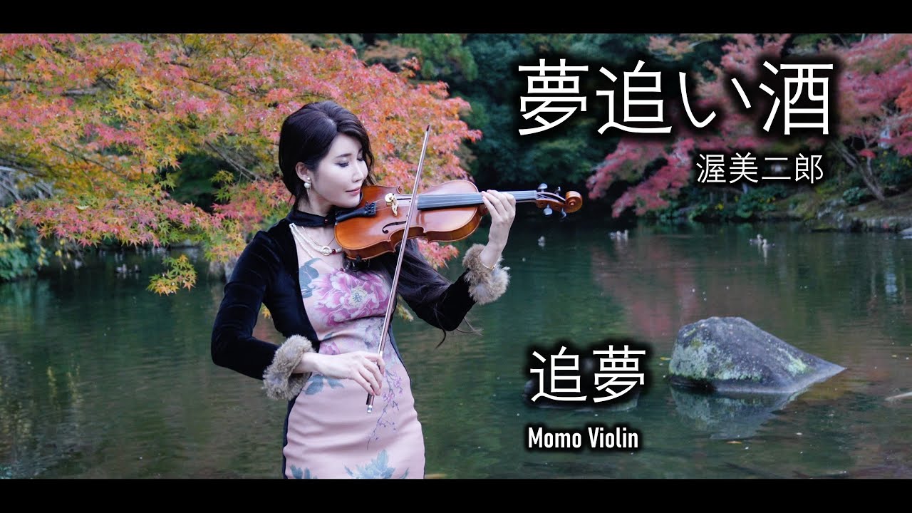 夢追い酒 -  渥美二郎 バイオリン (Violin Cover by Momo) 《枫叶飘飘》《追梦》《梦追酒》小提琴