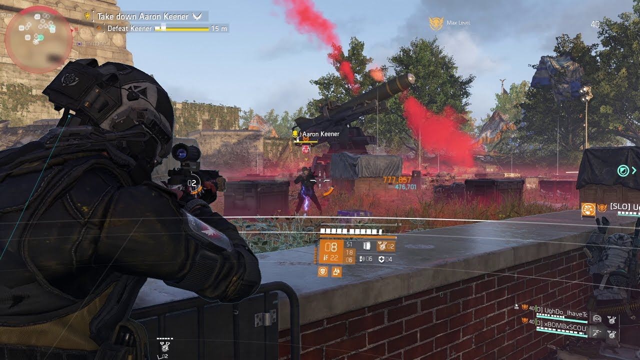 Aaron Keener, Liberty Island mission (Hard Core)