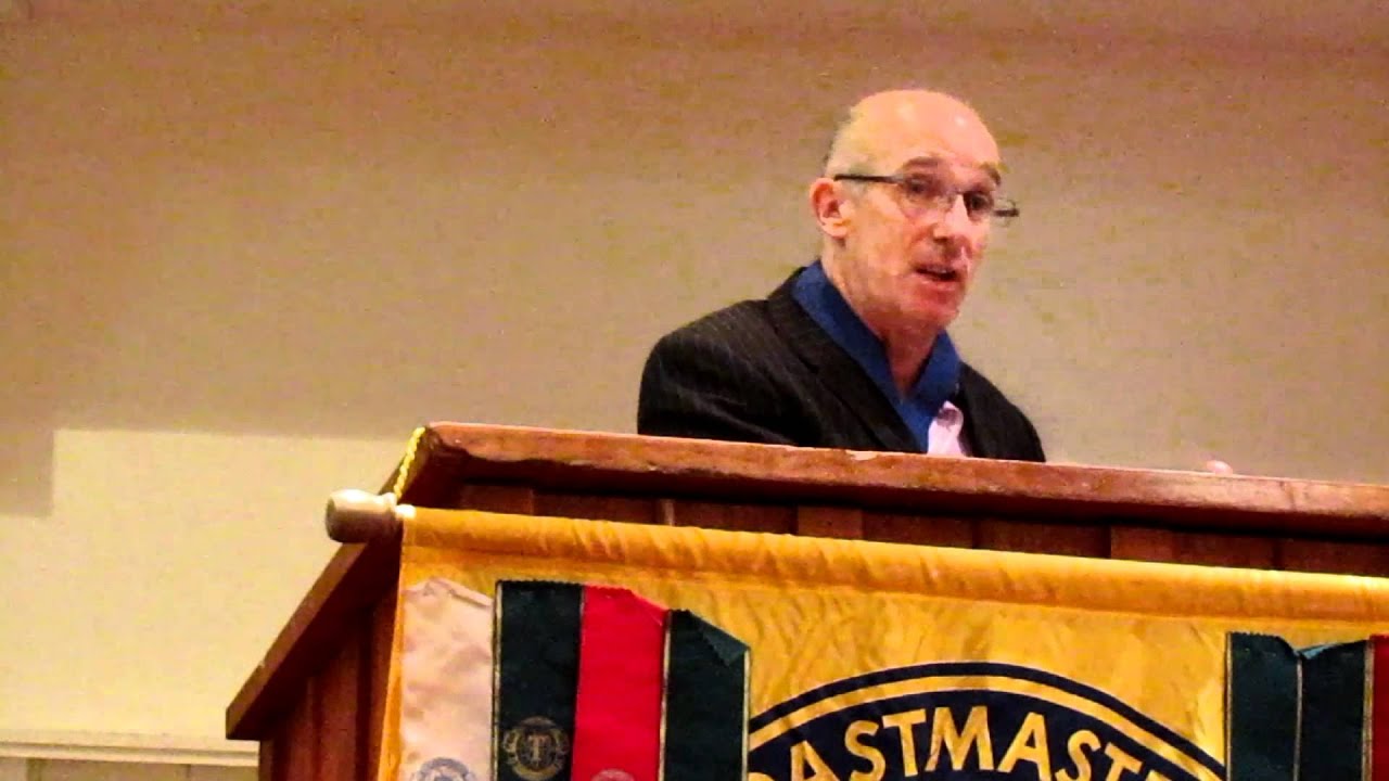 Joe Ring Chairman Of Westport Toastmasters