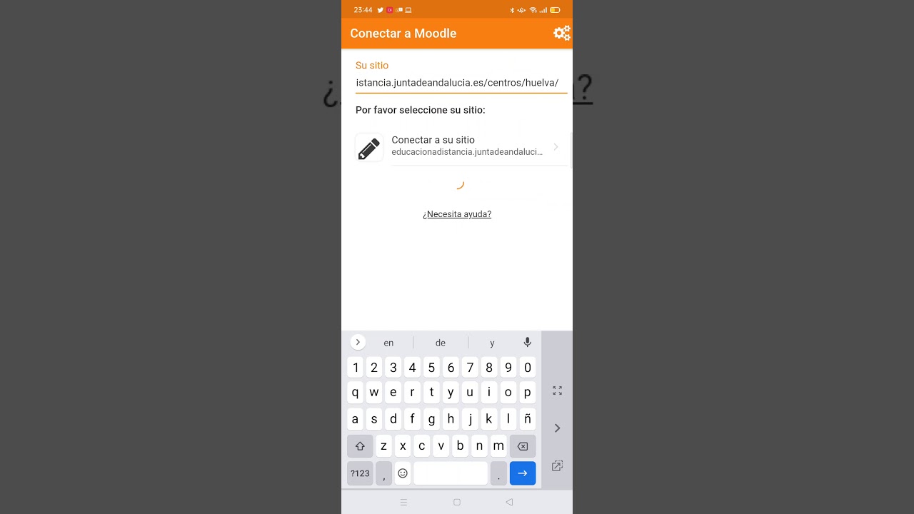 Configuraci&oacute;n App Moodle - Moodle Centros