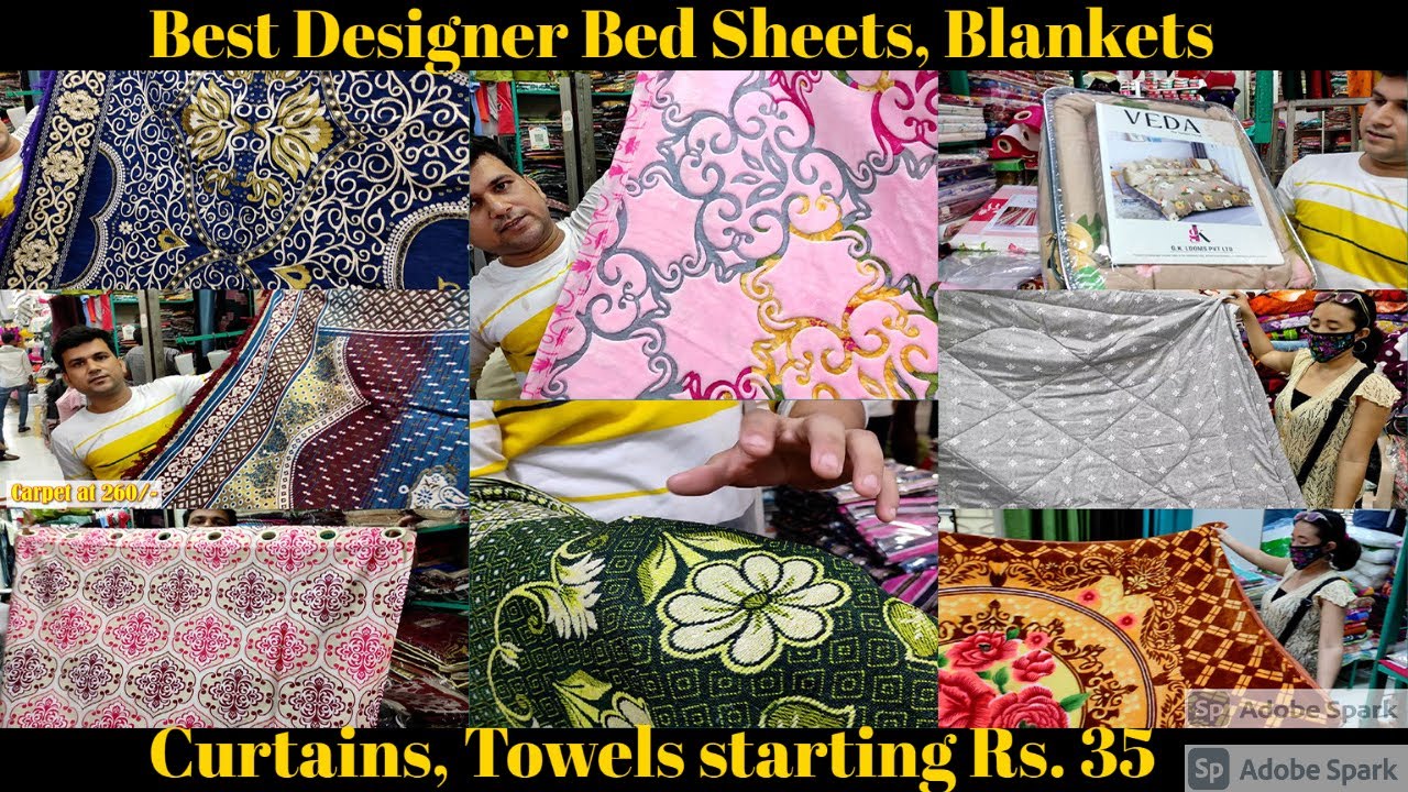 Shopping In Dadar | Designer Blanket Wholeslae Market | Slae Starting at Rs. 35/-