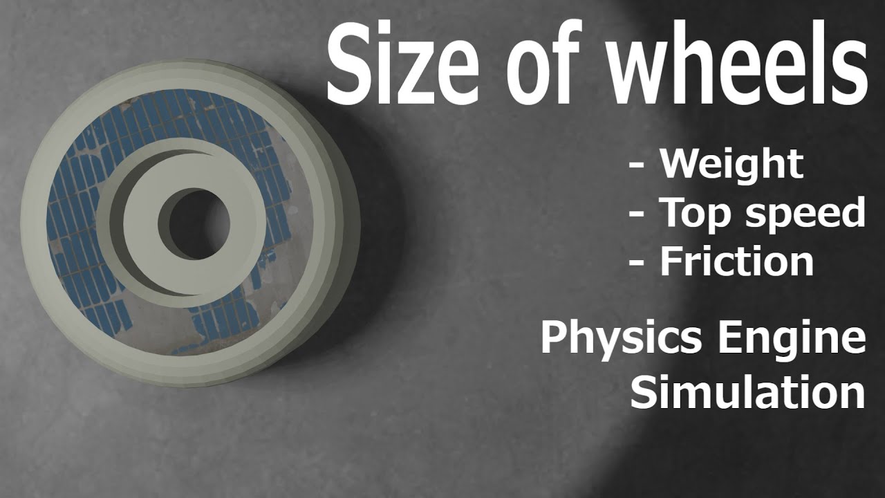 What does the size of wheels do SCIENTIFICALLY??