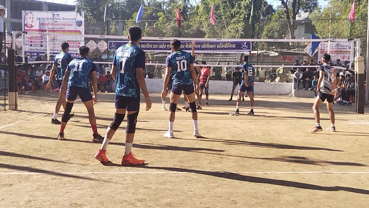 railway vs Punjab police volleyball Match at shandhol