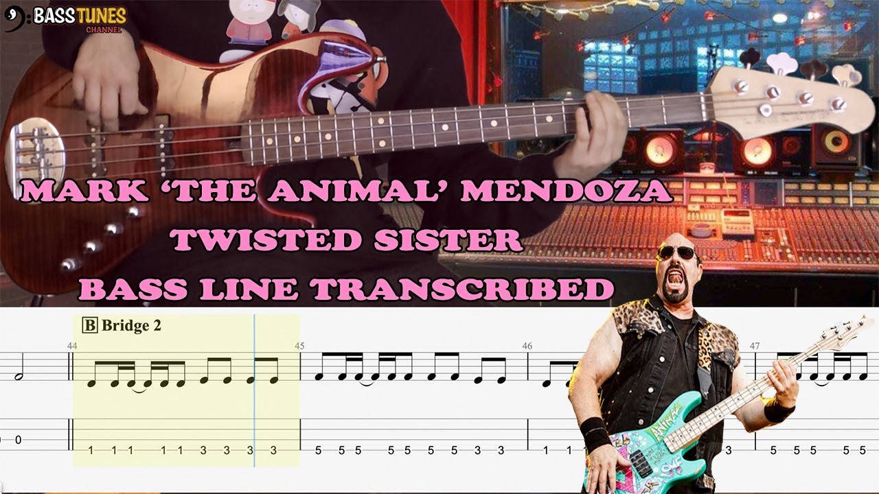 Twisted Sister - Stay Hungry BASS COVER (with Tabs and Sheet)