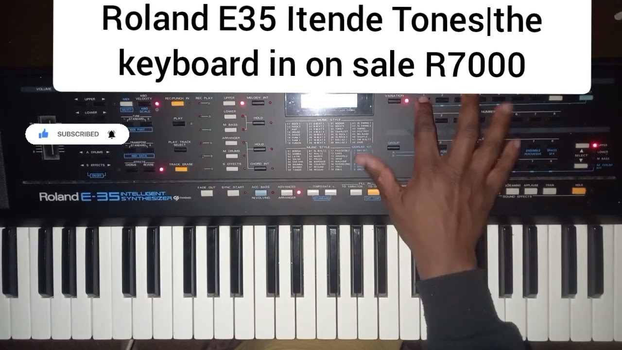 Roland E35 itende tones + bell, ntwentwe,whistle