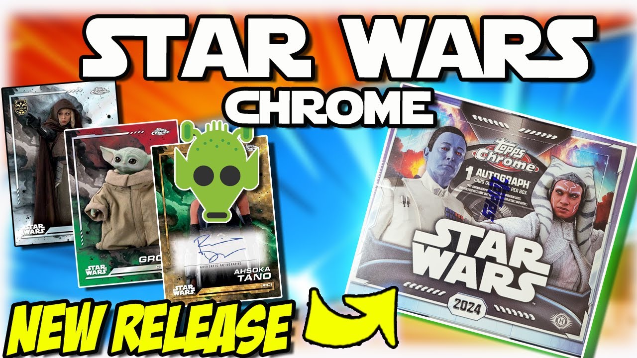 🚨 BRAND NEW PRODUCT 🚨 FIRST LOOK: 2024 Topps Chrome Star Wars Hobby Box! Release Day!